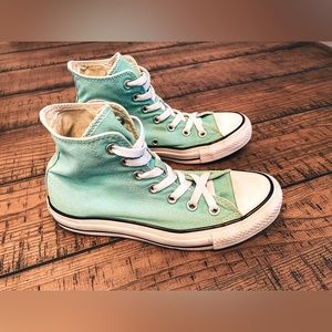 CONVERSE High Tops | Size 6 | Seafoam Green